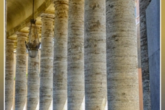Columns in St Peters Square