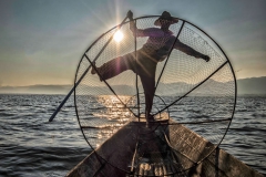 One Legged Paddler, Inle Lake