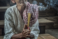 Nun in Cambodia