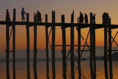 U Bein Bridge at Dawn