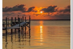 Sunset on Surf City Bay