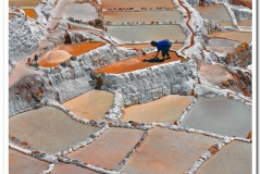 Working the Salt Pools in Peru