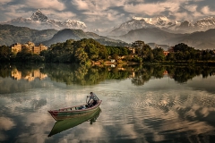 Pokhara Nepal at Dawn