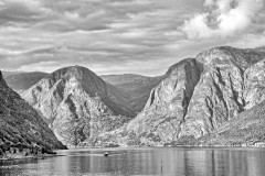 Boat on Norwegian Fjord