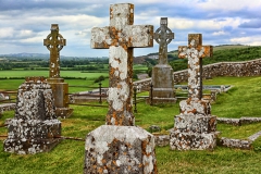 Celtic Crosses at Rock of Castel