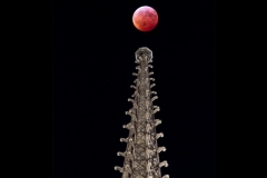 Blood Moon over Heinz Chapel