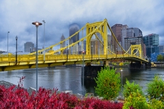 City fog with Clemente Bridge