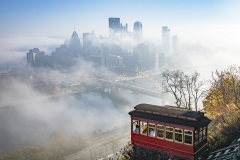 Morning Fog Rising, Pittsburgh Point