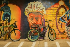 Mural With Bike Racks