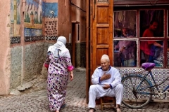 Street Scene in Marrakech